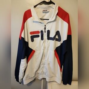 FilaFila Mens Olivero Pongee Tracksuit Jacket
